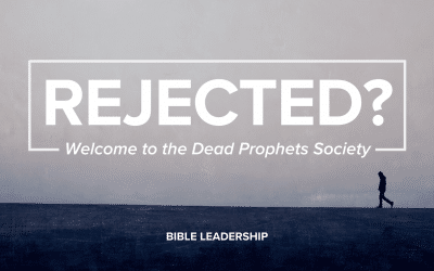 Rejected? Welcome to the Dead Prophets Society